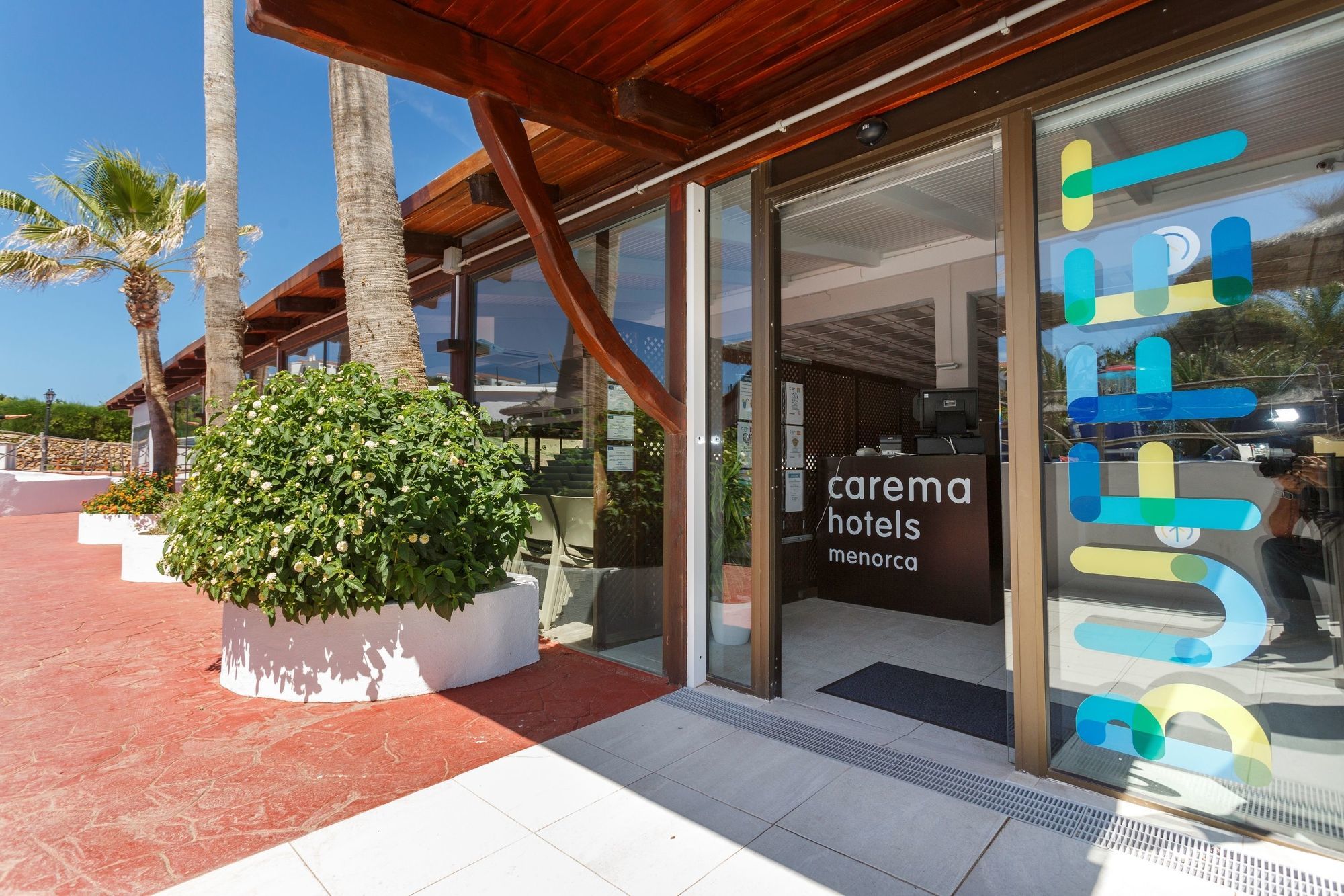 Carema Garden Village Playas De Fornells Restaurant photo